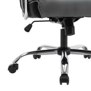 Bürostuhl Leder CHICAGO grau