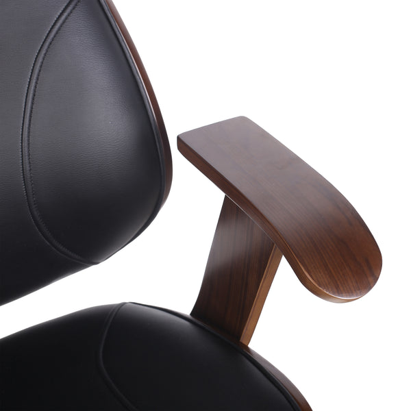 GATSBY leather office chair, brown/black