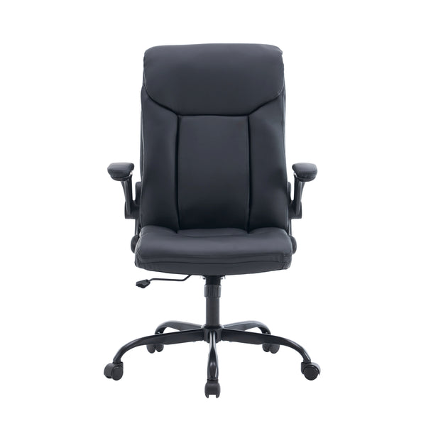 Office chair leather OPTIMUS black