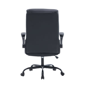 Office chair leather OPTIMUS black