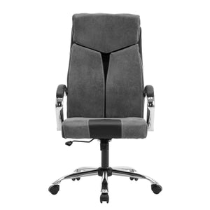 Bürostuhl Leder TENERIFE grau