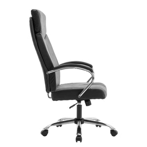 Bürostuhl Leder TENERIFE grau