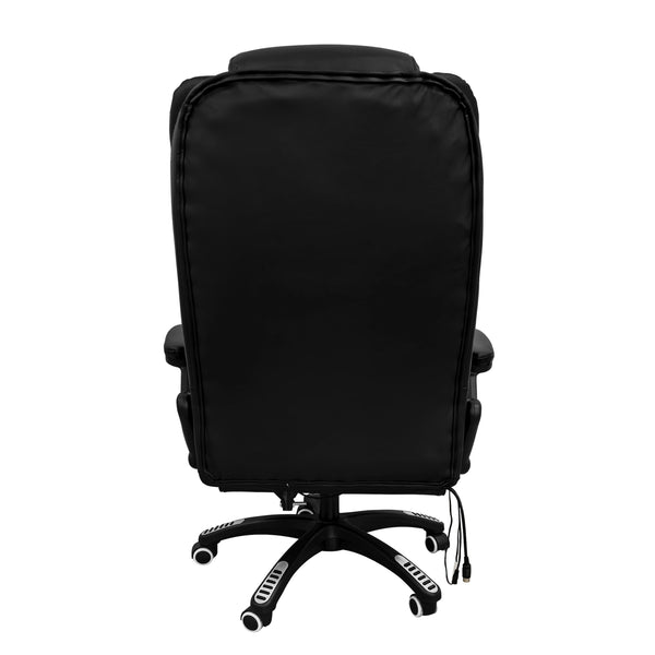 Bürostuhl Leder mit Massagefunktion BART schwarz