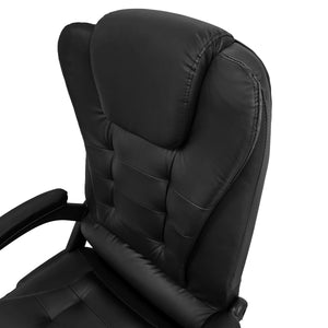 Bürostuhl Leder mit Massagefunktion BART schwarz