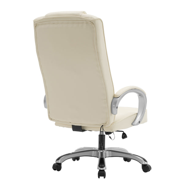 Bürostuhl Leder mit Massagefunktion SORRENTO beige