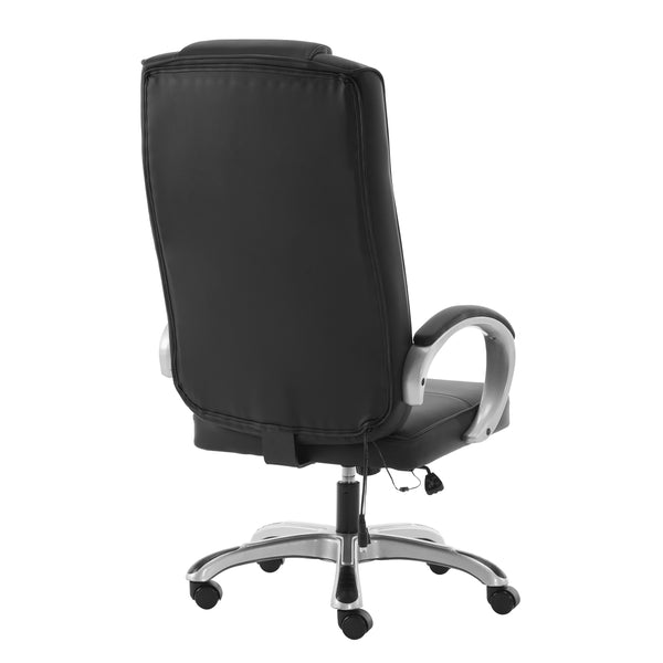 Bürostuhl Leder mit Massagefunktion SORRENTO schwarz