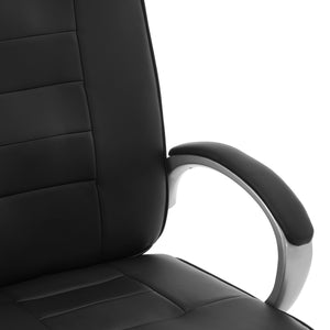 Bürostuhl Leder mit Massagefunktion SORRENTO schwarz
