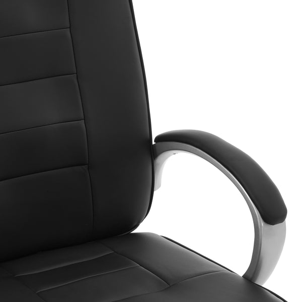 Bürostuhl Leder mit Massagefunktion SORRENTO schwarz
