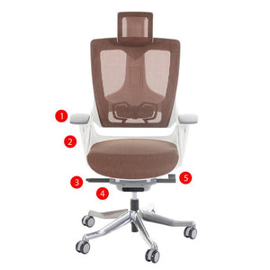 Bürostuhl MERRYFAIR Wau 2 ergonomisch ~ mandarin