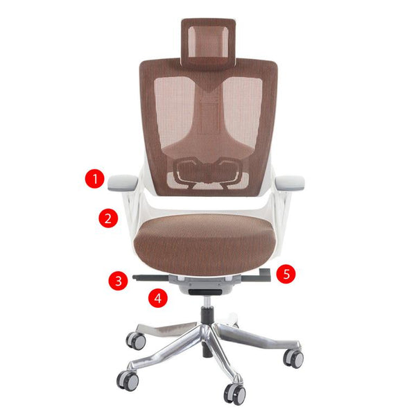 Bürostuhl MERRYFAIR Wau 2 ergonomisch ~ mandarin
