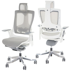 Bürostuhl MERRYFAIR Wau 2 ergonomisch ~ weiss-grau