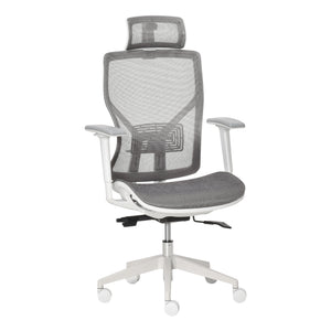 Sedia da ufficio con poggiatesta e braccioli regolabili