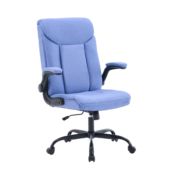 Office chair linen OPTIMUS blue