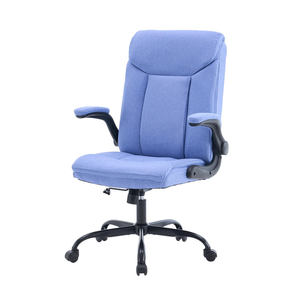 Office chair linen OPTIMUS blue