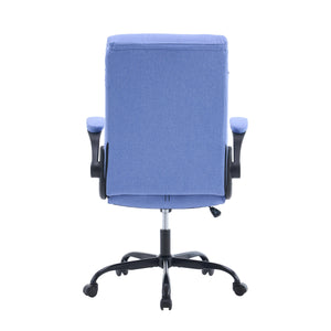 Office chair linen OPTIMUS blue