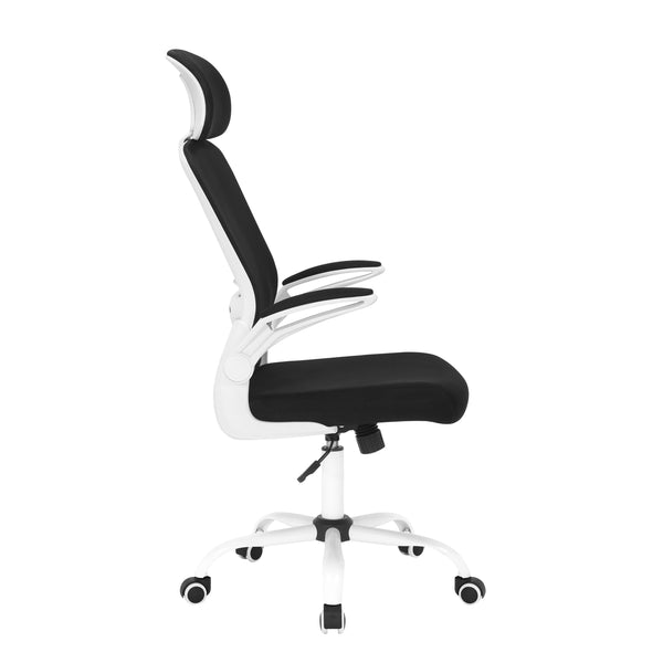 Bürostuhl REX schwarz/weiss