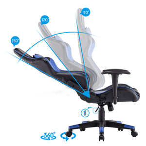 Bürostuhl Racer Gamingstuhl schwarz