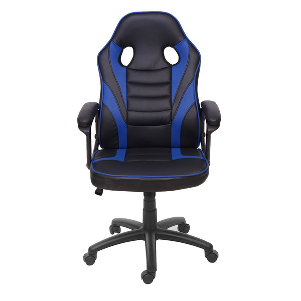 Bürostuhl Racing Chair Gaming-Chair schwarz blau