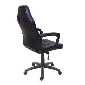 Bürostuhl Racing Chair Gaming-Chair schwarz blau