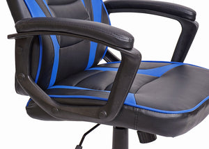 Bürostuhl Racing Chair Gaming-Chair schwarz blau