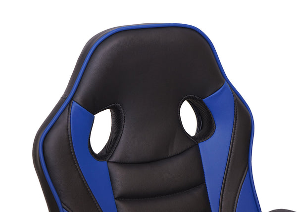 Bürostuhl Racing Chair Gaming-Chair schwarz blau