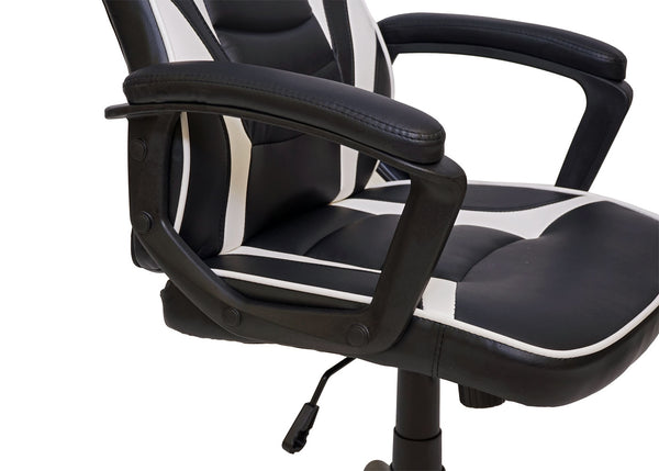 Bürostuhl Racing Chair Gaming-Chair schwarz weiss