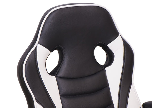 Bürostuhl Racing Chair Gaming-Chair schwarz weiss