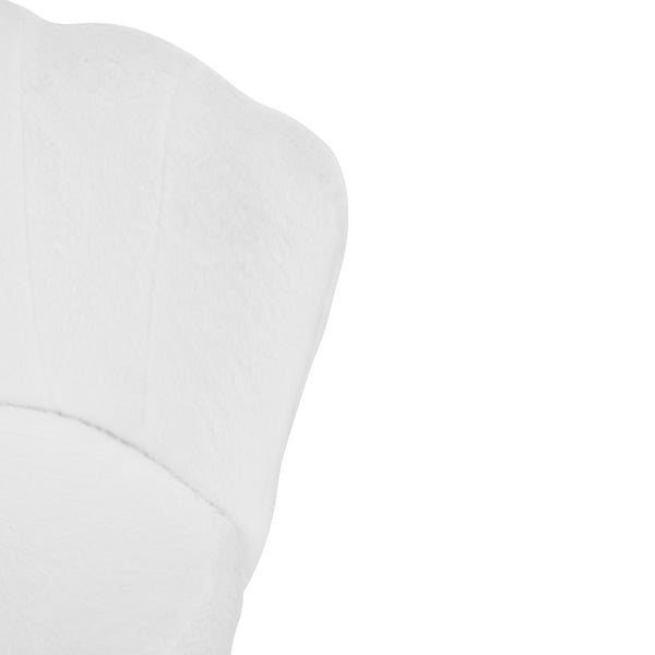 Teddy SHELLY office chair, white/gold