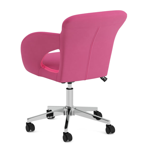 Bürostuhl Leder STELLAN pink