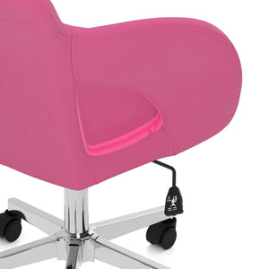 Bürostuhl Leder STELLAN pink