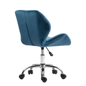 Bürostuhl Samt HEXAGON blau
