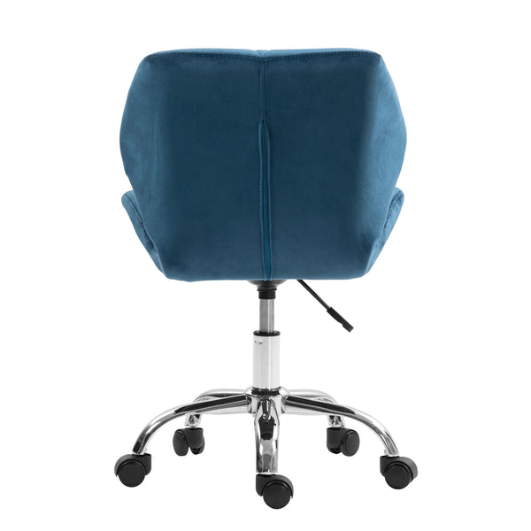 Bürostuhl Samt HEXAGON blau