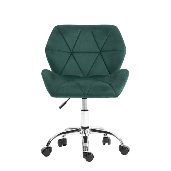 Bürostuhl Samt HEXAGON grün