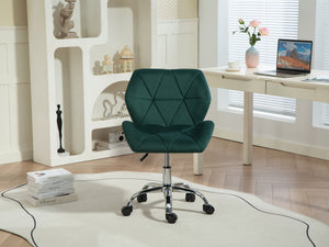 Bürostuhl Samt HEXAGON grün