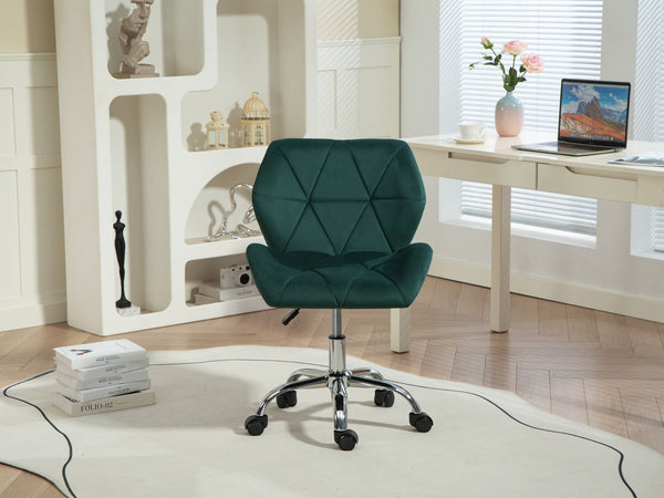 Bürostuhl Samt HEXAGON grün