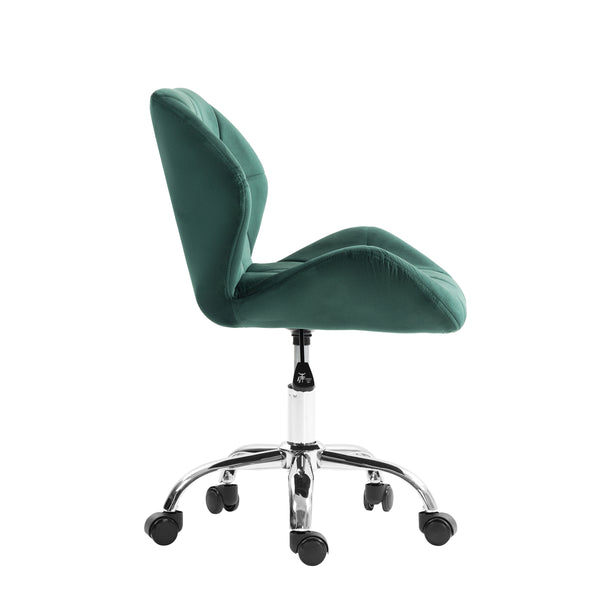 Bürostuhl Samt HEXAGON grün