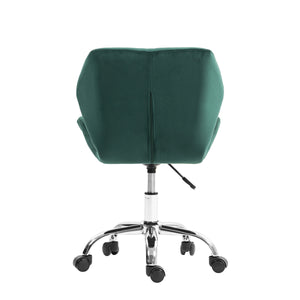 Bürostuhl Samt HEXAGON grün