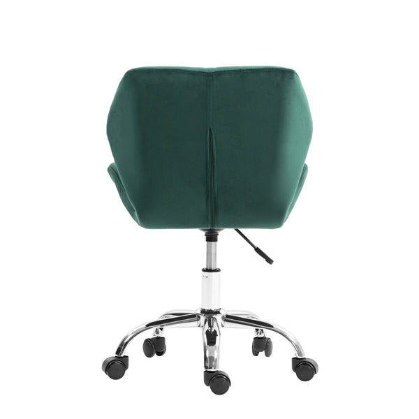 Bürostuhl Samt HEXAGON grün