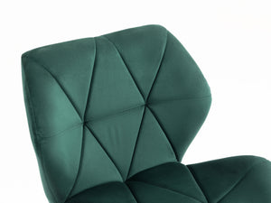 Bürostuhl Samt HEXAGON grün