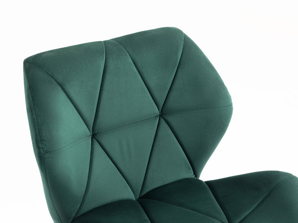 Bürostuhl Samt HEXAGON grün