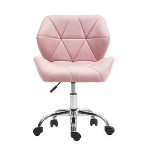 Bürostuhl Samt HEXAGON altrosa