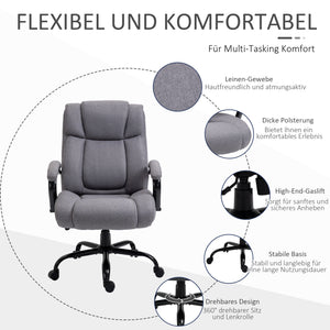 Bürostuhl Schreibtischstuhl Gaming Stuhl dick gepolsterter