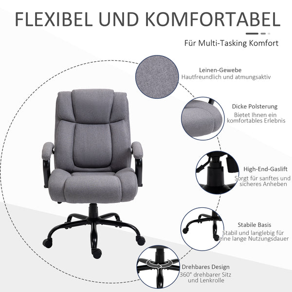 Bürostuhl Schreibtischstuhl Gaming Stuhl dick gepolsterter