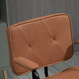 Bürostuhl Vintage Braun 61x58x82-91cm