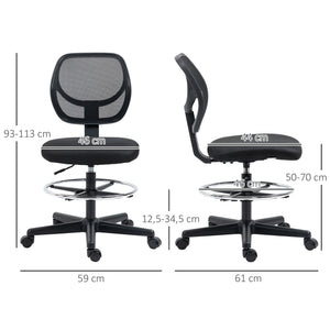 Bürostuhl für Stehpult bis 70cm Sitzhöhe