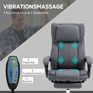 Office chair with 5 massage modes Ergonomic desk chair