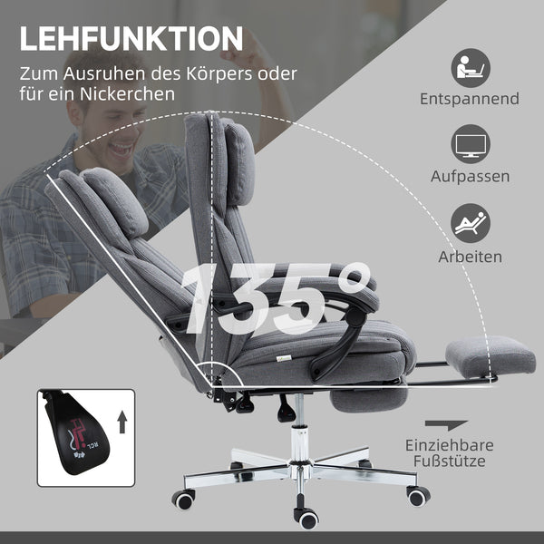 Office chair with 5 massage modes Ergonomic desk chair