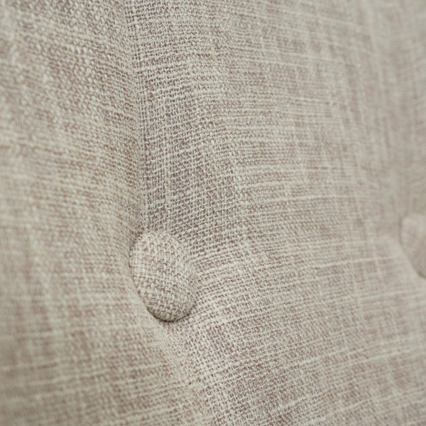 Bürostuhl mit Armlehne drehbar höhenverstellbar Textil creme