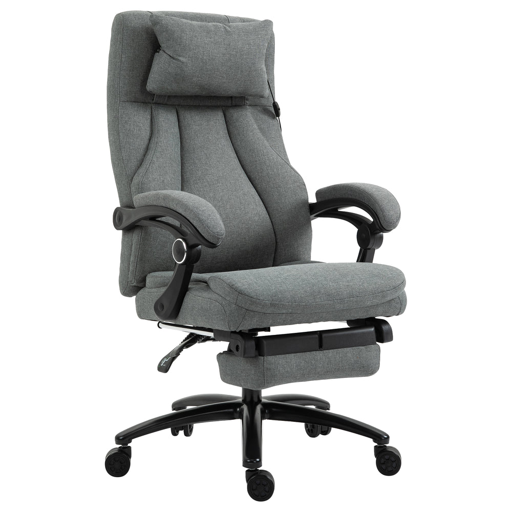 Ergonomic office chair with footrest and massage function