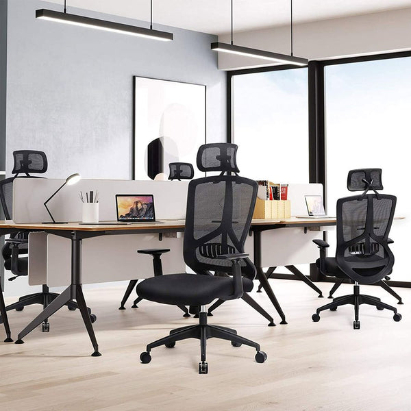 SONGMICS office chair with lumbar support